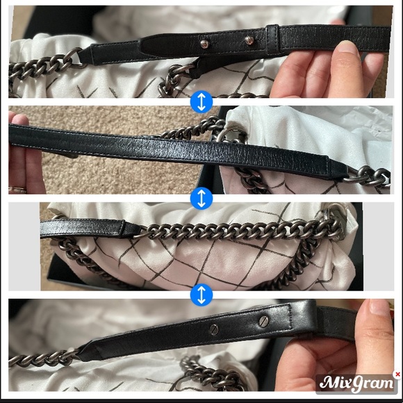 🎈SOLD🎈CHANEL New Medium Boy in black w ruthenium - Picture 9 of 16